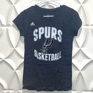 NEW adidas cap sleeve tee spurs #21 Duncan